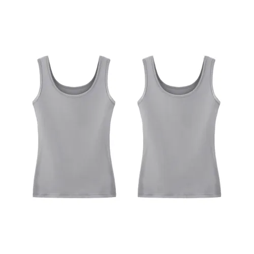 PL Антибактериальная майка, 2 шт, серые женские майки