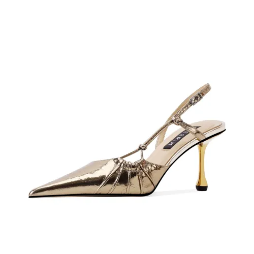 Shesrim Высокие каблуки с грубым покрытием Женские