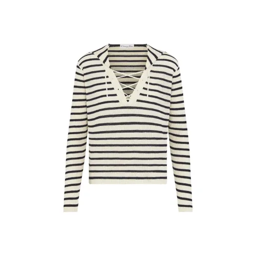 DIOR Экрю Женские Свитеры