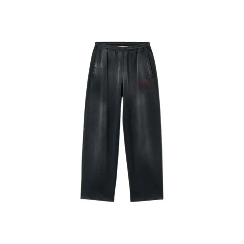 Alexander Wang Промытый черный Женские Вязаные Спортивные брюки