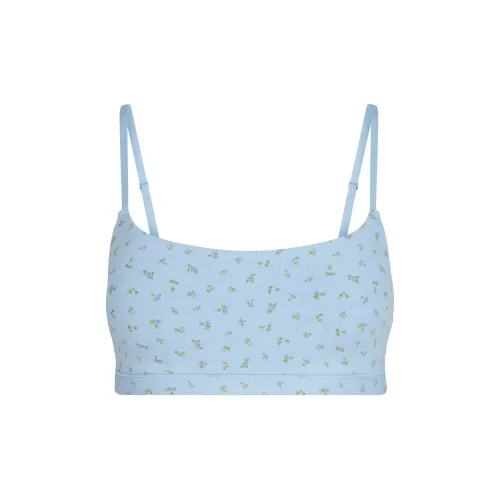 SKIMS SS25 Cotton Jersey Scoop Bralet Бюстгальтер Женский 1 Пачка