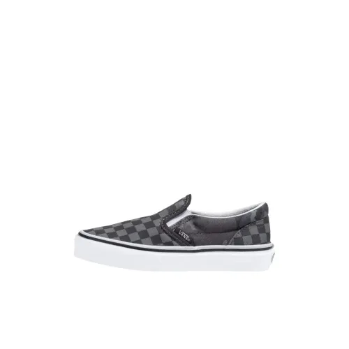Vans Classic Нижняя юбка On Детские Скейтбординги Низкий Топ Серый Kids