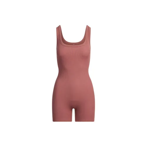SKIMS SS25 Cotton Rib Onesie Jumpsuit Women's