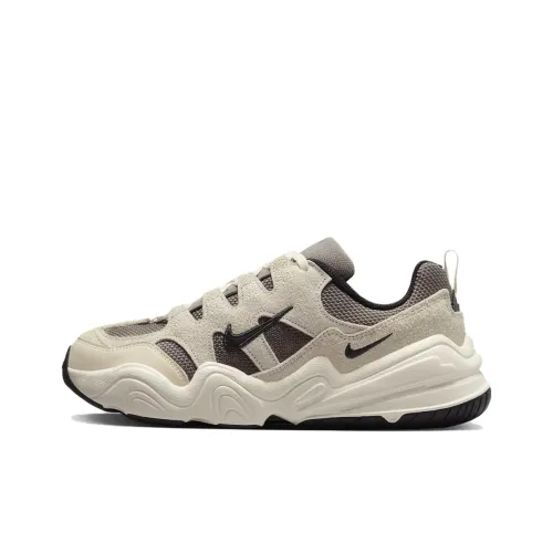 nike Tech Hera Slip Resistant Abrasion Resistant Низкий Топ Повседневная обувь Женская Бежевая