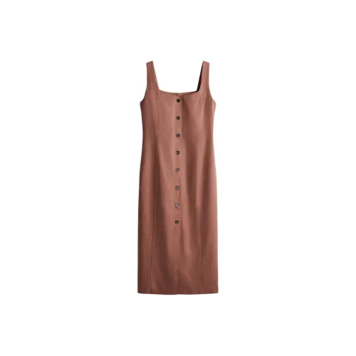 H&M Тауповые Женские Платья без рукавов