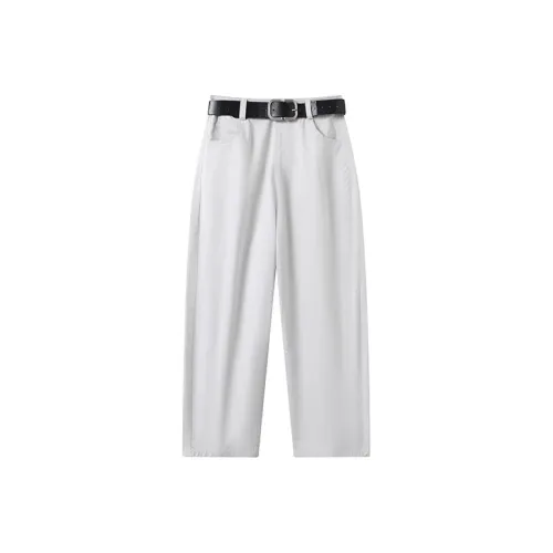 GULIANFEI Лунный серый Женские Повседневные Брюки