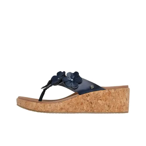 Skechers ARCH FIT BEVERLEE противоскользящие шлепанцы женские морской синий