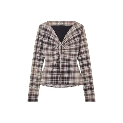 Acne Studios Стандартная T-рубашка Женская Коричневая