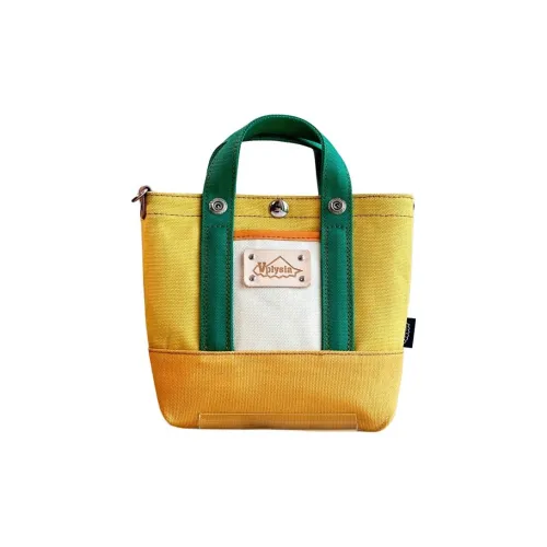 VPLYSIA Canvas Bag Crossbody Bag Small Women's Yellow Green Ginger Yellow