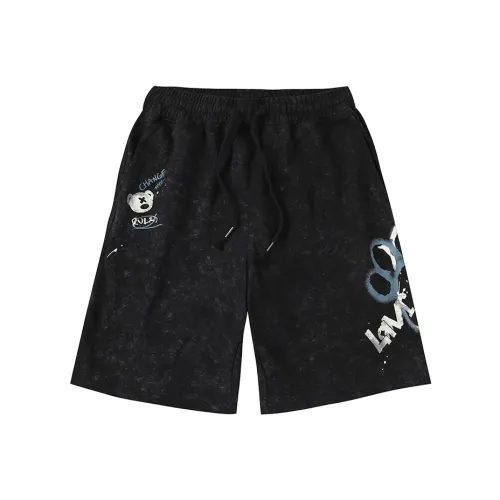 LAMLICKA Повседневные шорты Унисекс Черный