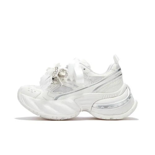 FERNANDA FRANKLIN Противоскользящие устойчивые к истиранию низкий топ кроссовки с толстой подошвой женские