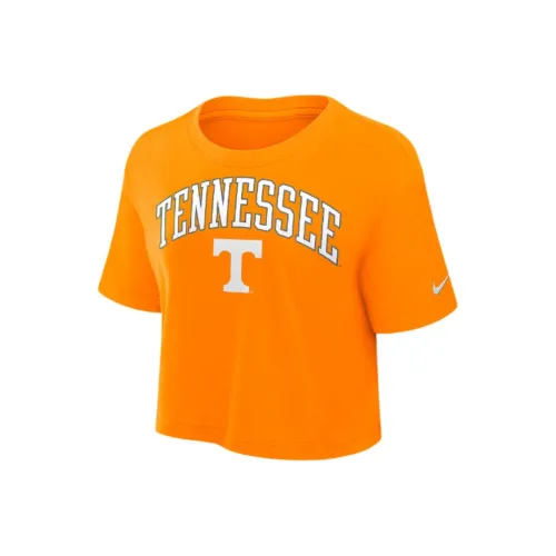 Nike Обычная T-рубашка Женская Апельсин