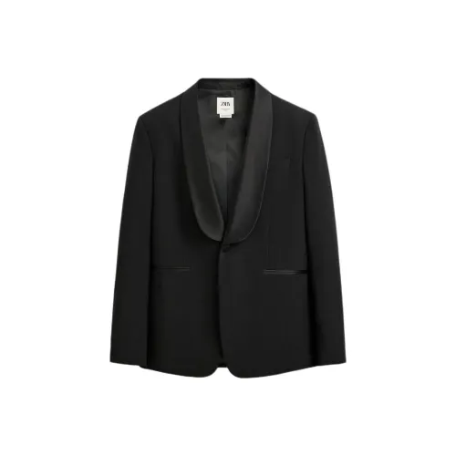 ZARA Черные Мужские Деловые Костюмы