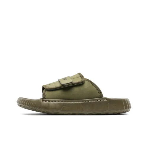 Ignition Резина Подошва Шов Противоскользящие Устойчивые к Износу Слипоны Мужские Оливково-Зеленые