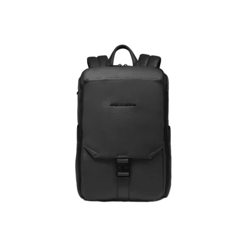 PIQUADRO Кожа Рюкзак Унисекс Черный