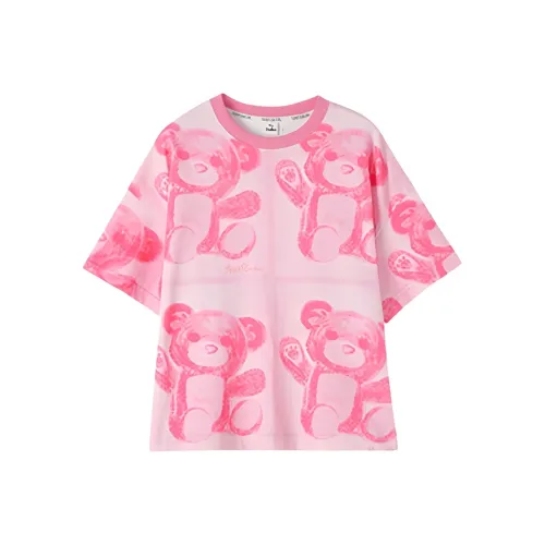 YUANYUAN GIRL T-рубашка розовая для детей 3-7 лет