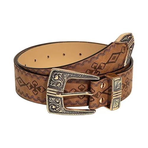 JKEM Ремни из ПУ (полиуретана) кожа унисекс 3,8 см