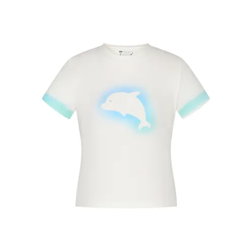 MeiHaoStore Облегающий крой Короткий рукав Т-рубашки Унисекс