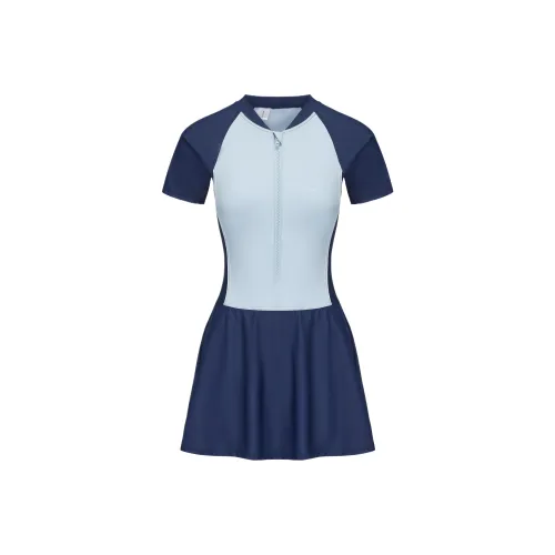 DECATHLON One-piece Swimsuit Women's Turquoise