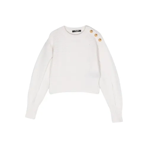BALMAIN Белый Kids Свитшоты