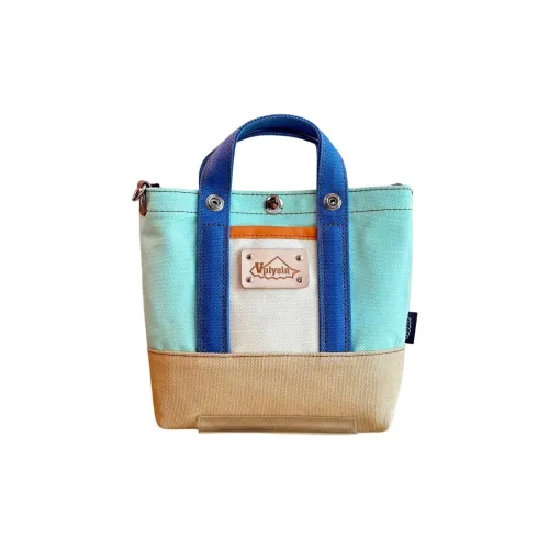 VPLYSIA Canvas Bag Small Women's Turquoise Brown