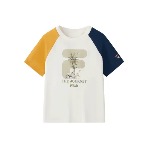 FILA KIDS T-рубашка Паровой Белый для детей 3-7 лет