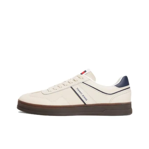 Tommy Hilfiger TRAINERS Низкий Топ Скейтборд Кроссовки Мужские Бежево-Синие