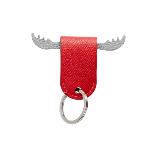 HERMES Коровья кожа Bag Charm Сумка Аксессуар Унисекс Красный