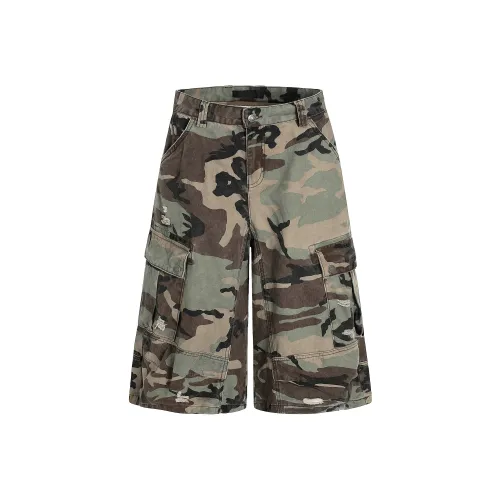 FDYZ Камуфляж Унисекс Шорты Карго