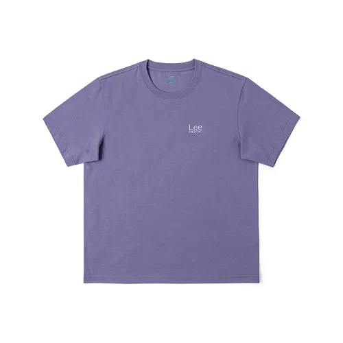 Мужская футболка Lee co-branded синего и фиолетового цвета