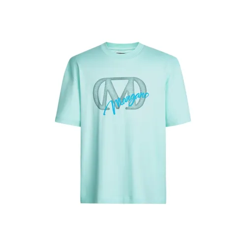 MANGANO Мятно-зеленая мужская футболка T-Shirt