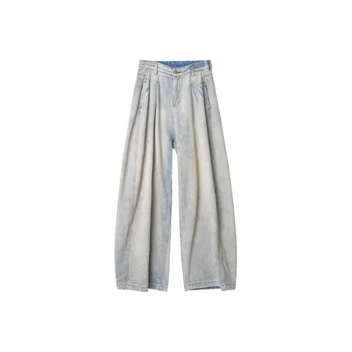 EVBD Светло-синие унисекс джинсы