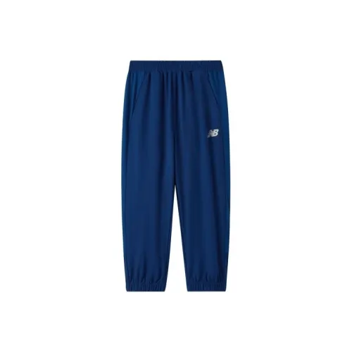 New Balance NB Умеренный Тренировочные Штаны Унисекс Детские Возраст 3-7 Лет Темно-Синий