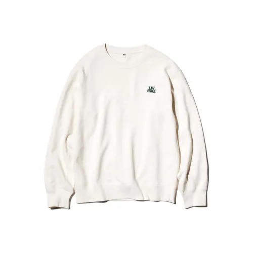 UNIQLO 01 Сливочный Унисекс Свитшоты