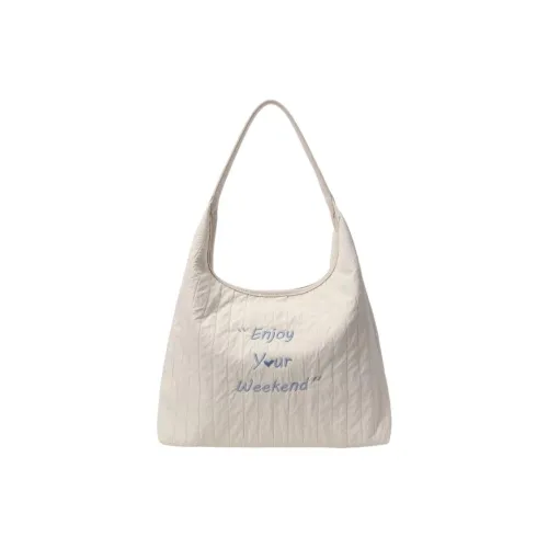 PAYOT Nylon Spring Outing On The Weekend Плечевая сумка Стандартная Женская Экрю