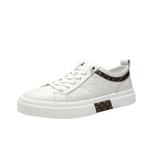 HD Белый Кроссовки Slip-resistant Abrasion-resistant Легкий Низкий Топ Кроссовки для скейтбординга Мужской Белый