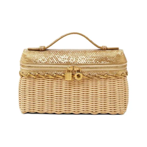 Loro Piana ExtraPocket Прутья ивы Сумка Женские Солнечный Золотой
