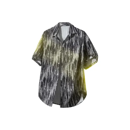 GDRX Ink Shadow Цветочный Унисекс Рубашки