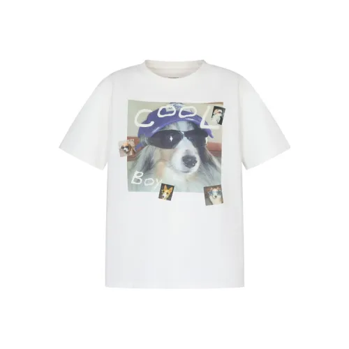 MeihaoStore Белая унисекс футболка
