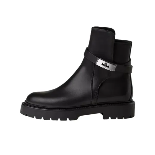 HERMES Jeff Ботильоны 3,5 см Женские Черные