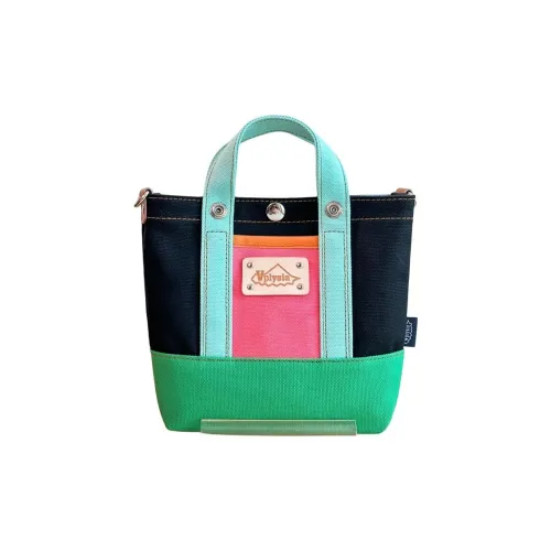 VPLYSIA Canvas Bag Handbag Shoulder Bag Small Women's Black Blue Green