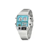 Серебристый светло-синий