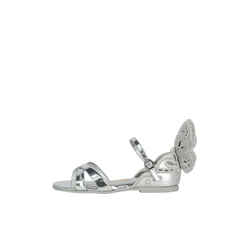 SOPHIA WEBSTER Бабочка Низкий Топ Детские Сандалии Серебряные Детские