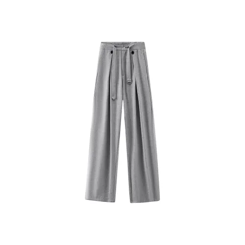 REMEFIT Льняной серый Унисекс Костюмные брюки