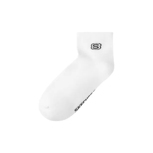Skechers 1 Pack Bright White 0019 Men's Socks