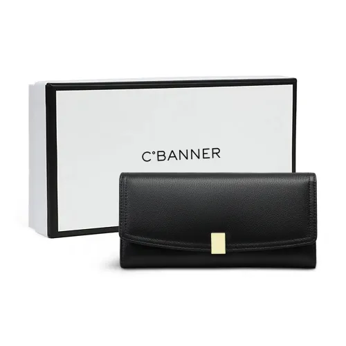 C°BANNER Коровья кожа Кошелек Женские Черный