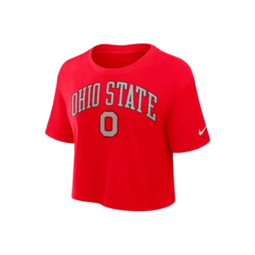 Nike одежда Красный Женские Футболки