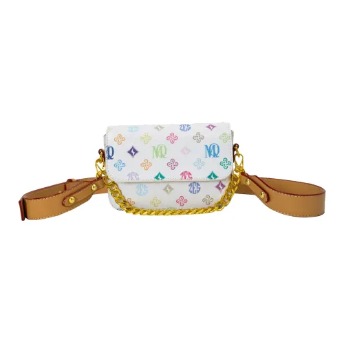 morellybear ПВХ Сумка через плечо Женская Многоцветная Кофейная