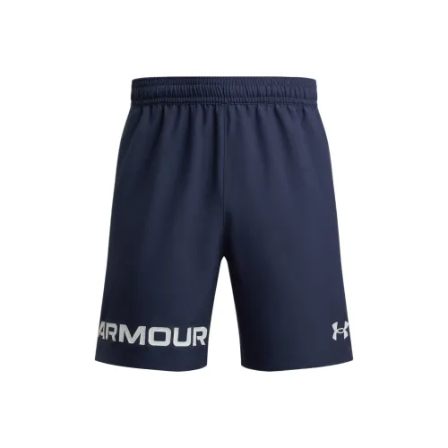 Under Armour Темно-синие спортивные шорты для мужчин