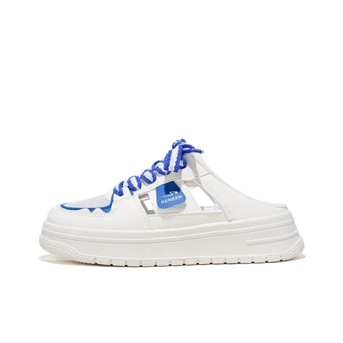 RENBEN Износостойкие Быстросохнущие Домашние тапочки Женские Синие